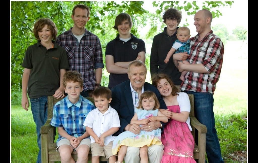 Ken Cunningham-Brown with his grandchildren